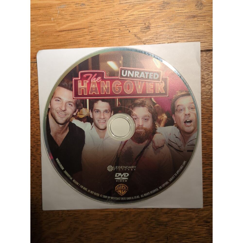 The Hangover (DVD, 2009) Disc Only